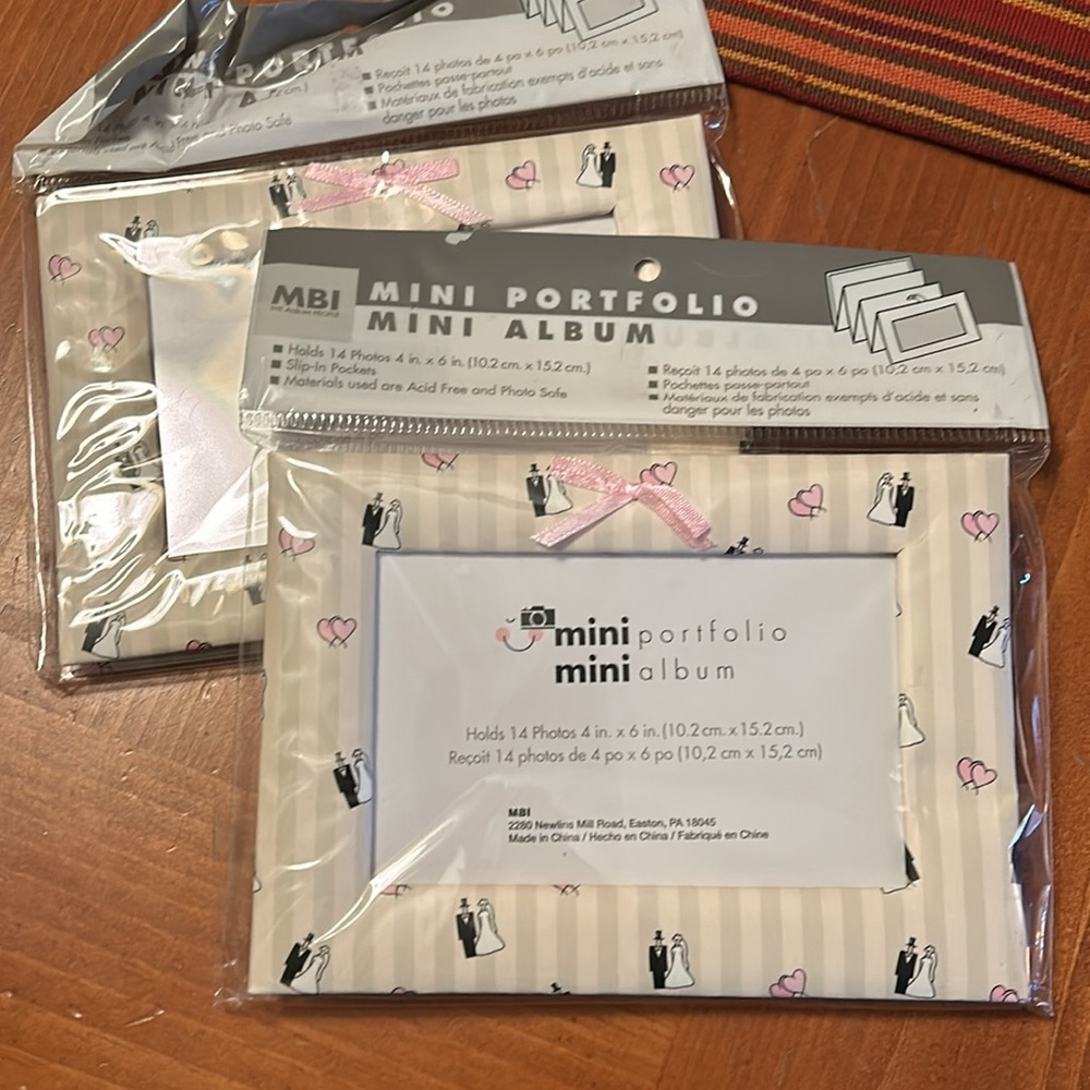 Wedding Bundle! 2 mini photo albums and thank you notes!